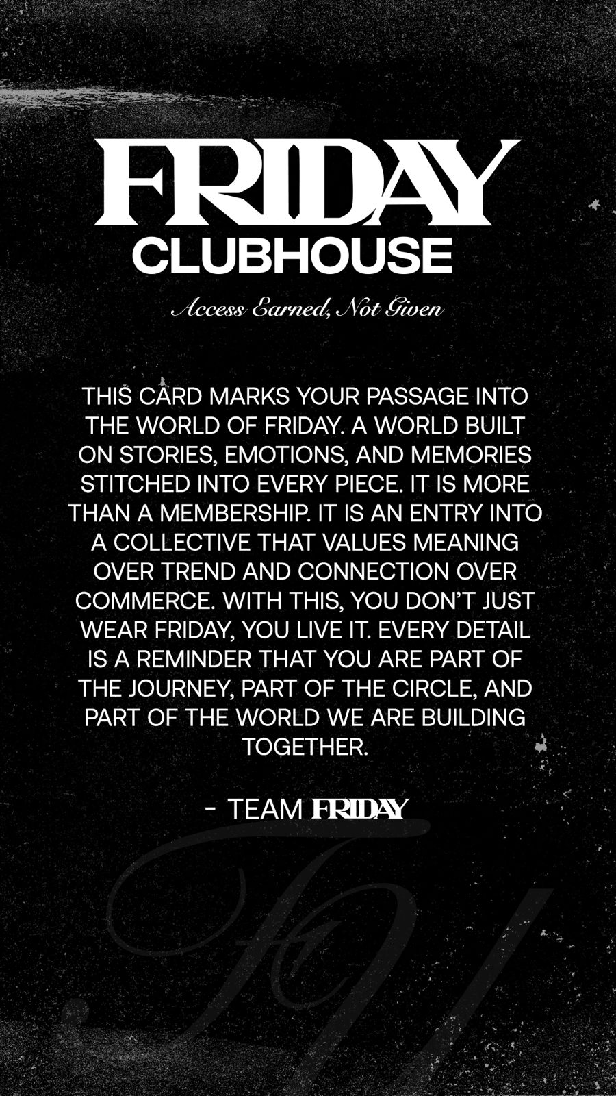 Friday Club background